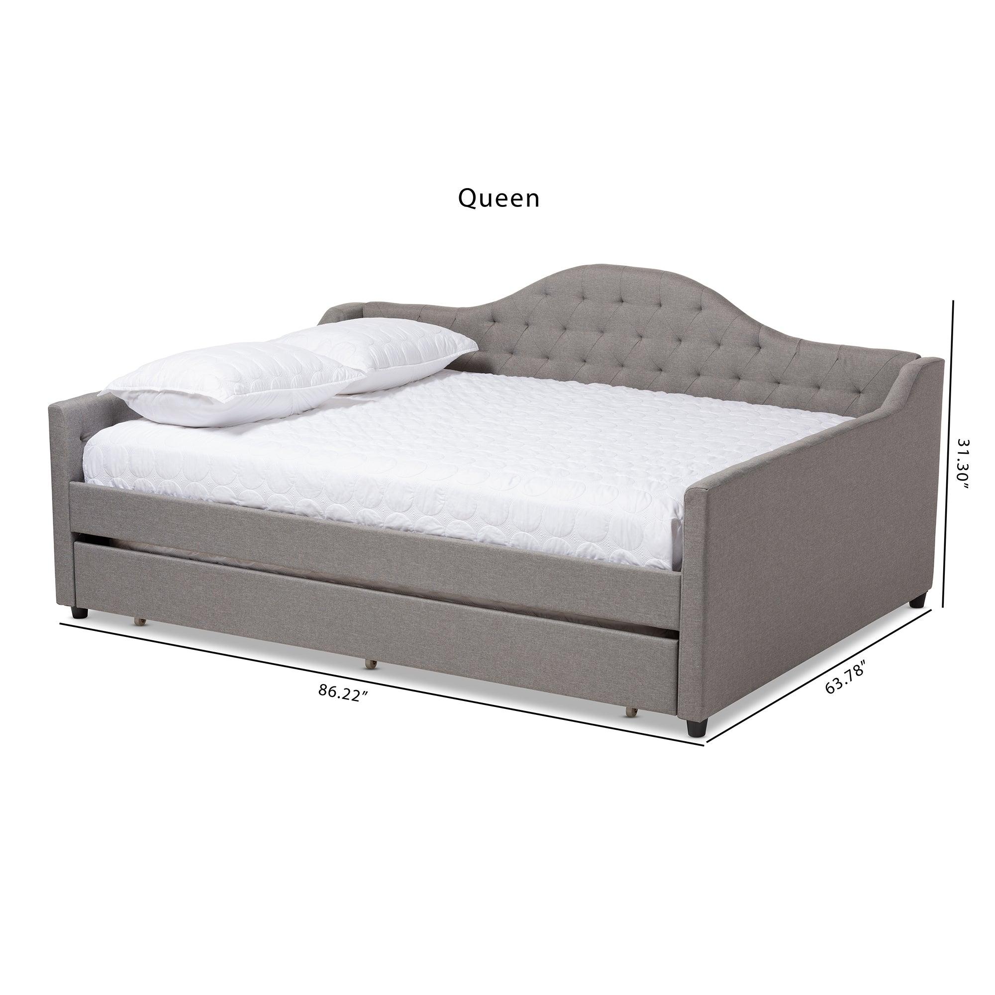 Eliza Modern and Contemporary Fabric Upholstered Daybed