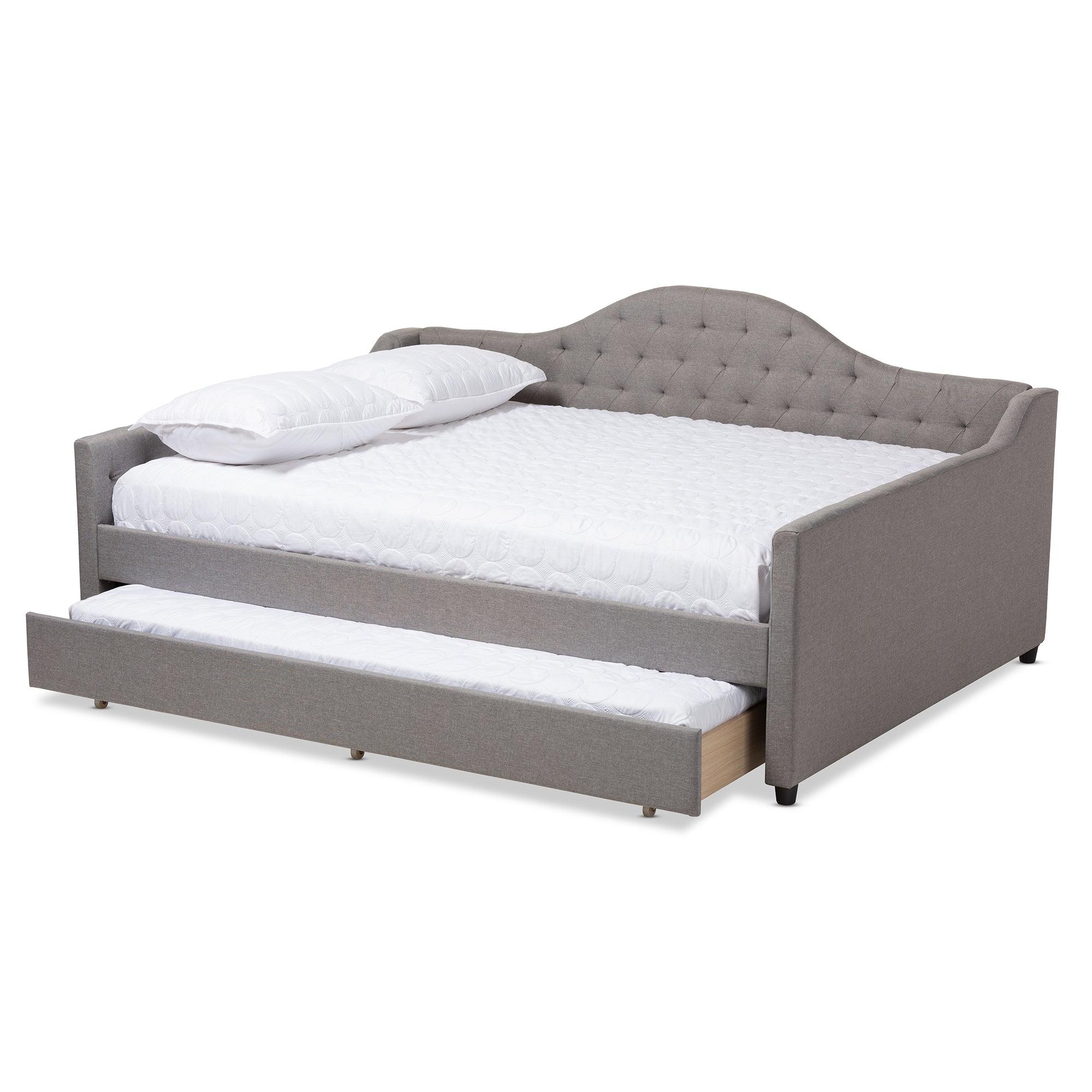 Eliza Modern and Contemporary Fabric Upholstered Daybed