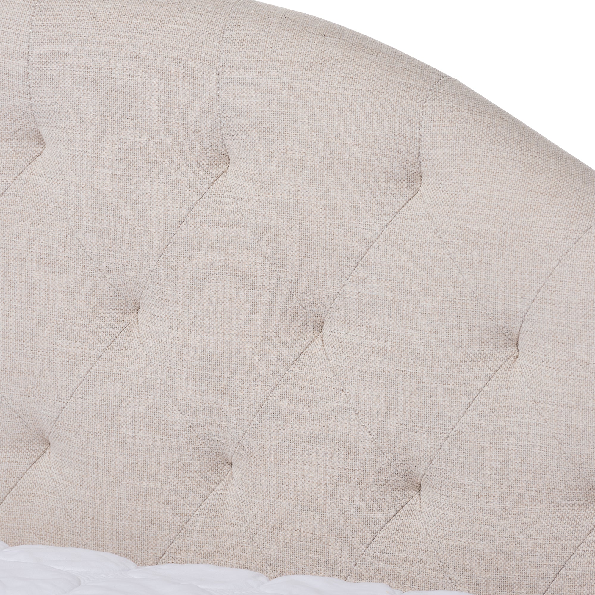 Eliza Modern and Contemporary Light Fabric Upholstered Daybed