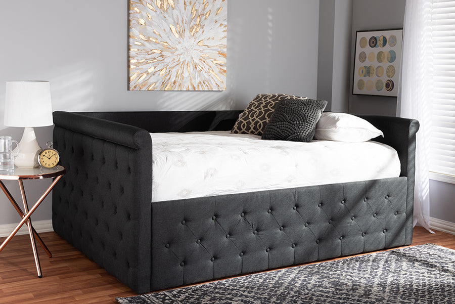 Amaya Modern and Contemporary Fabric Upholstered Daybed