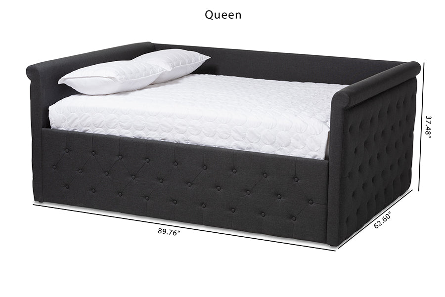 Amaya Modern and Contemporary Fabric Upholstered Daybed