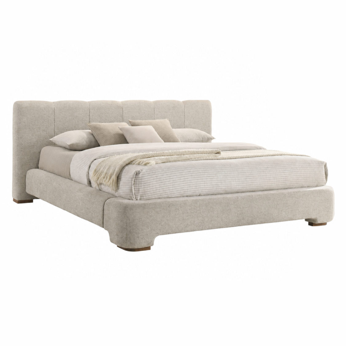 Nouveau Reveal - Modern Fabric Bed