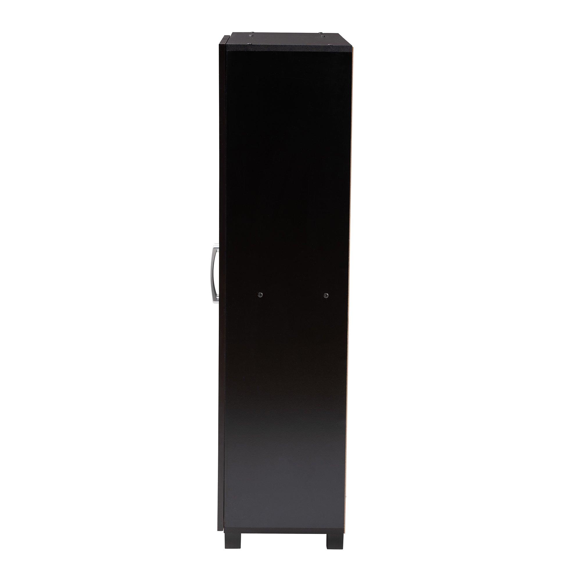 Marine Modern and Contemporary Two-Tone and Finished 2-Door Wood Entryway Shoe Storage Cabinet