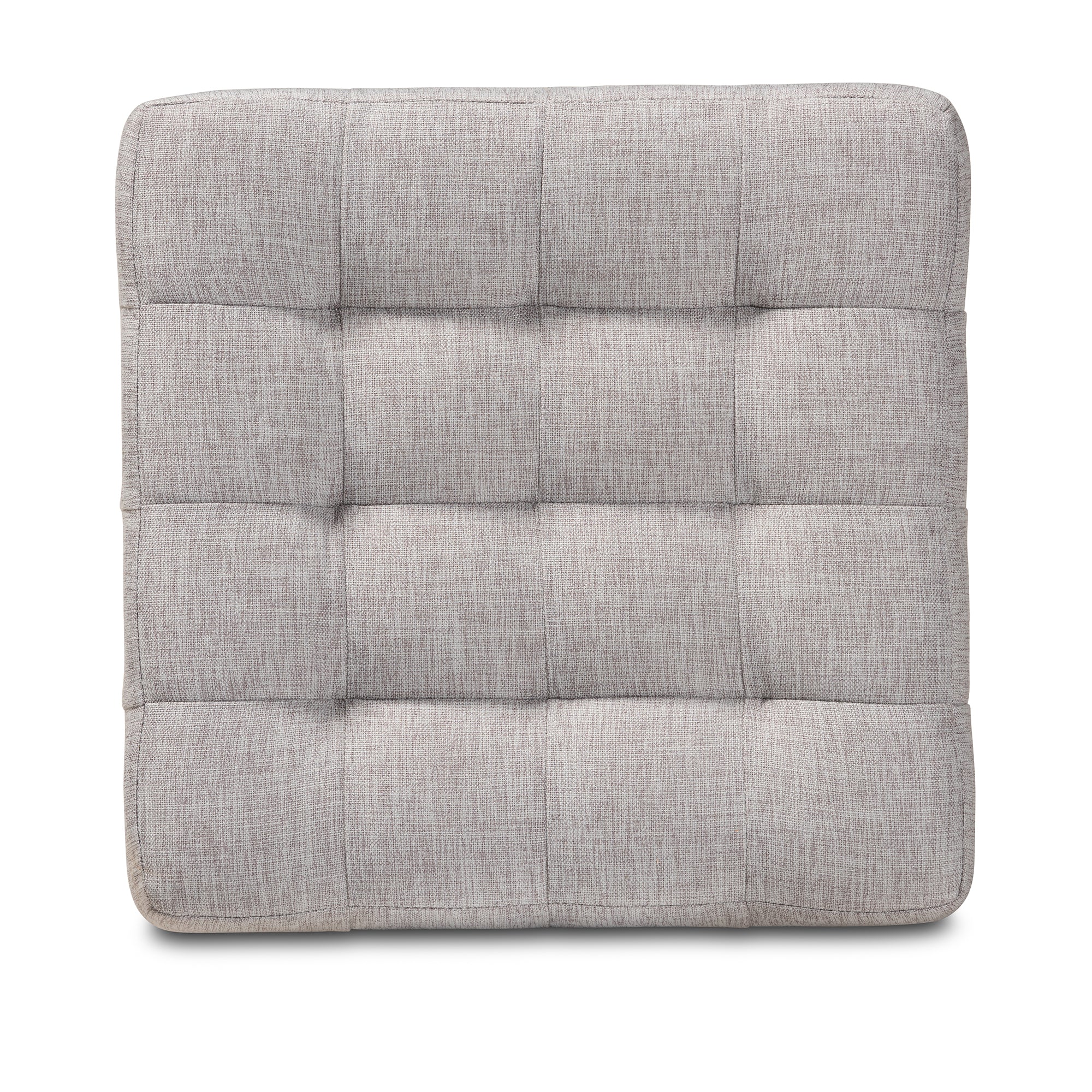 Elladio Modern and Contemporary Fabric Upholstered Tufted Cube Ottoman Set of 2
