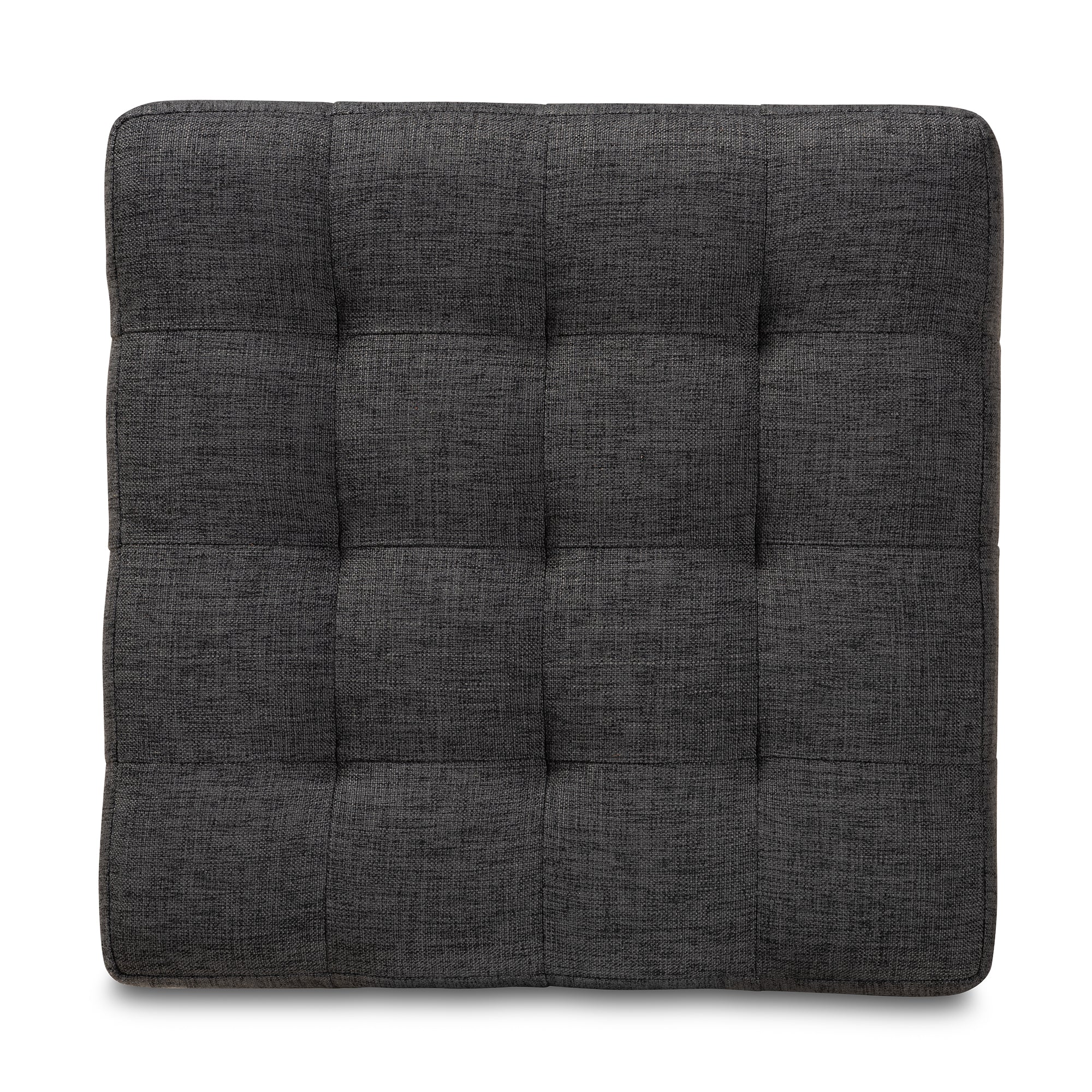 Elladio Modern and Contemporary Fabric Upholstered Tufted Cube Ottoman Set of 2