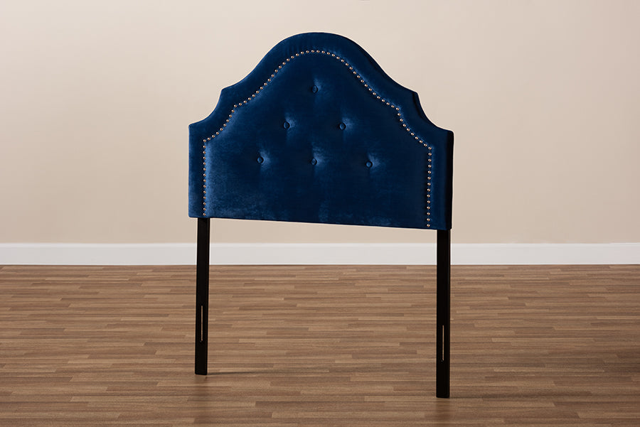 Cora Modern and Contemporary Velvet Fabric Upholstered Headboard
