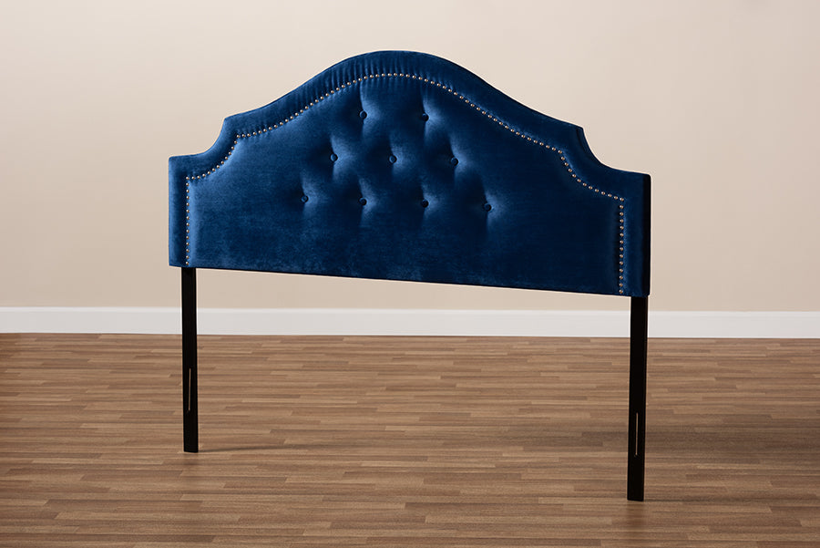 Cora Modern and Contemporary Velvet Fabric Upholstered Headboard