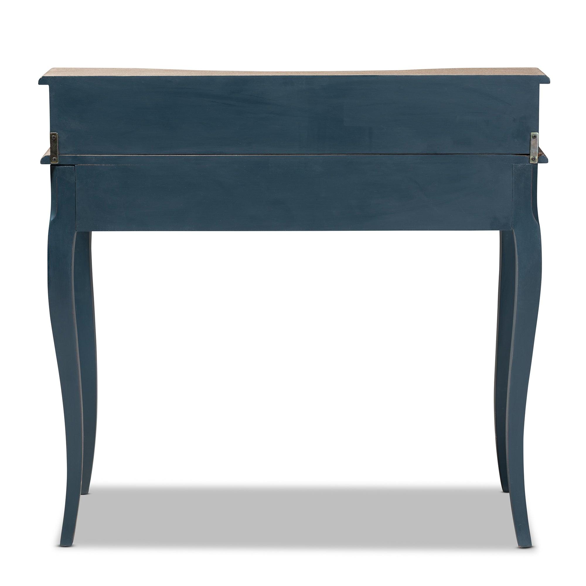 Celestine French Provincial Spruce Finished Wood Accent Writing Desk