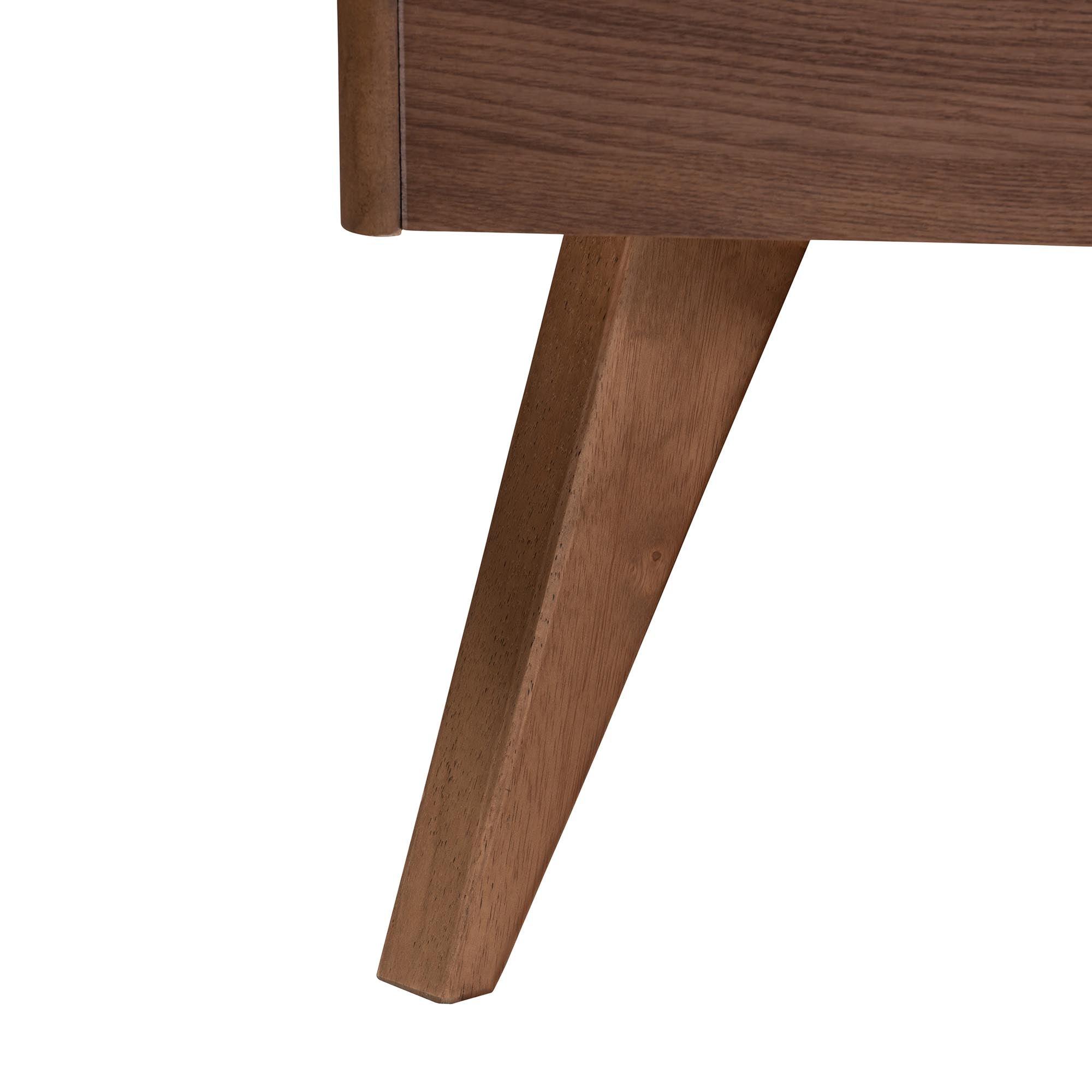 Demeter Mid-Century Modern Finished Wood 4-Piece Bedroom Set