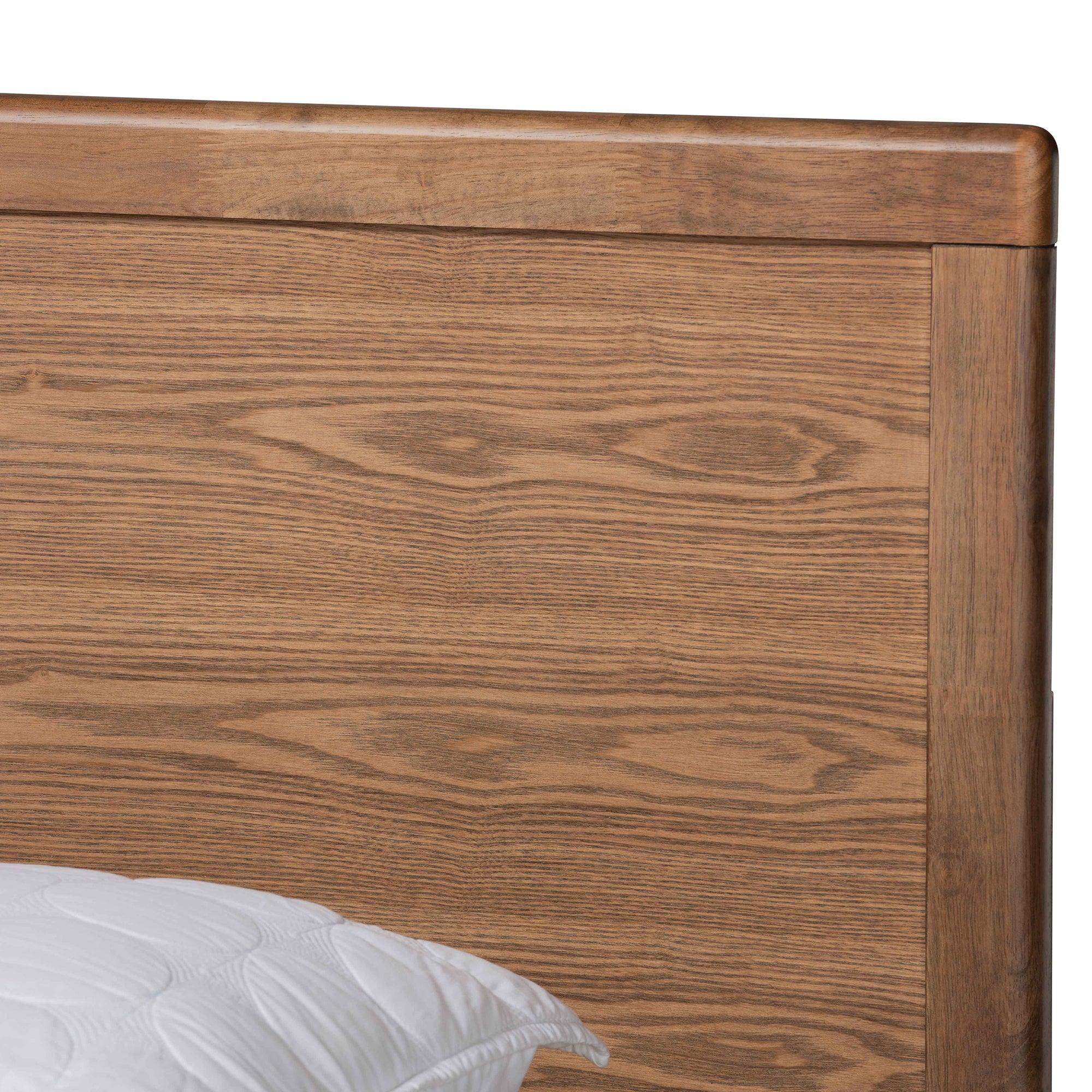 Tamsin Modern Transitional Ash Finished Wood 4-Drawer Platform Storage Bed