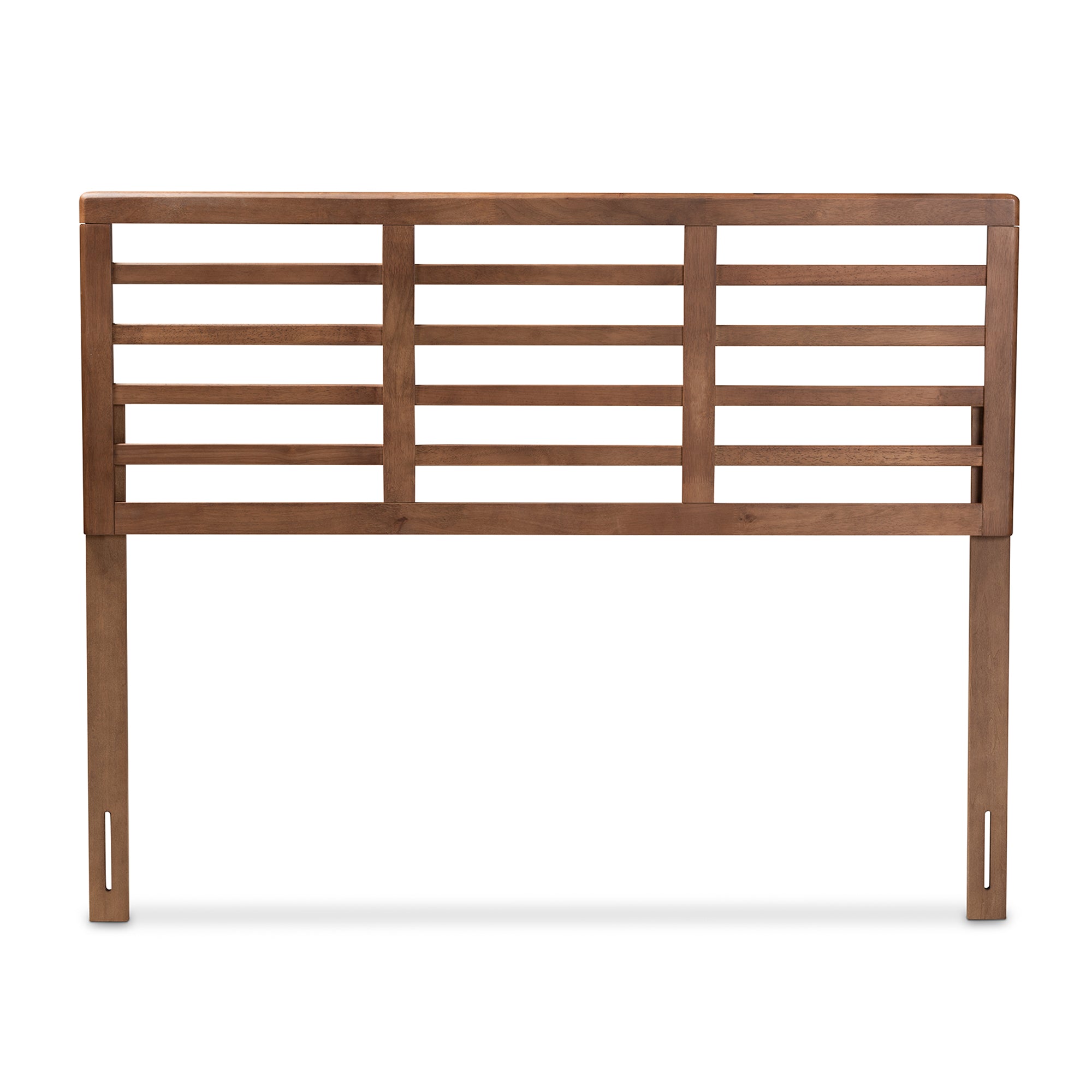 Salome Mid-Century Modern Finished Wood Open Slat Headboard