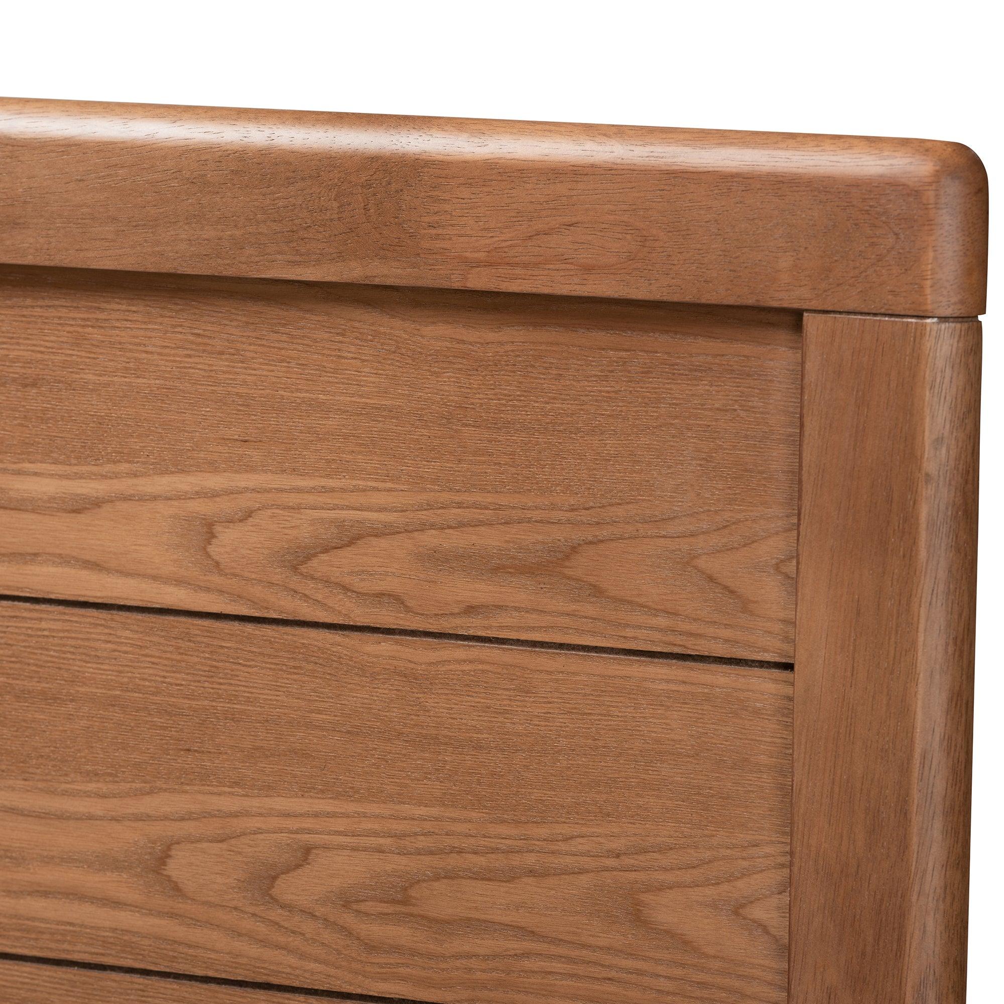 Alba Modern Transitional Ash Finished Wood 4-Drawer Platform Storage Bed