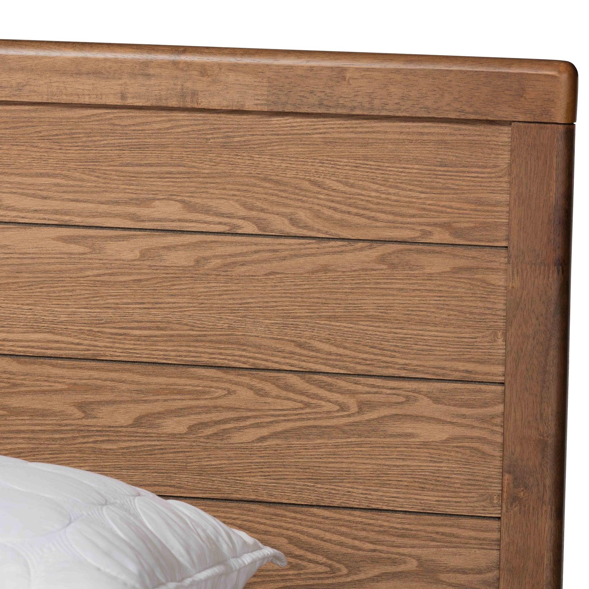 Lisa Modern and Contemporary Transitional Ash Finished Wood 3-Drawer Platform Storage Bed