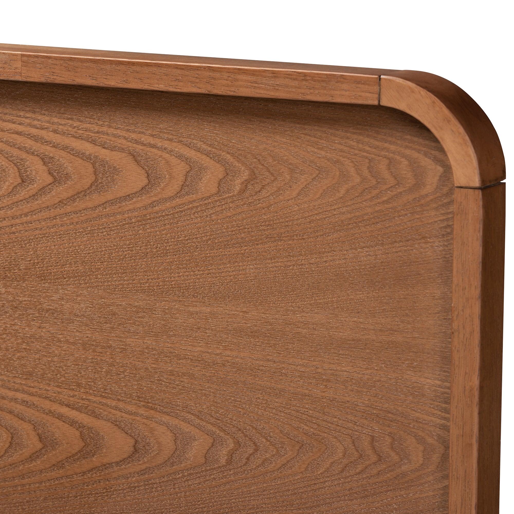 Vita Modern Transitional Ash Finished Wood 4-Drawer Platform Storage Bed