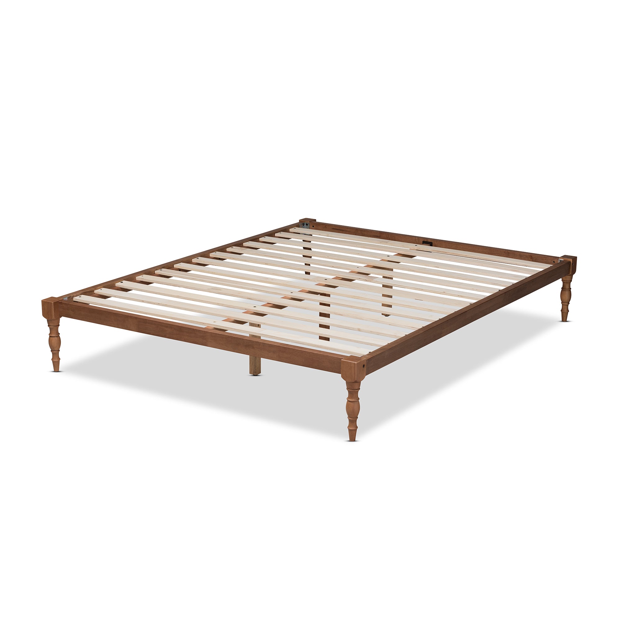 Iseline Modern and Contemporary Finished Wood Platform Bed