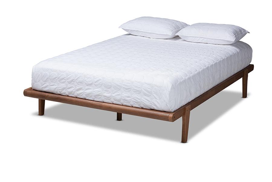 Kaia Mid-Century Modern Finished Wood Platform Bed