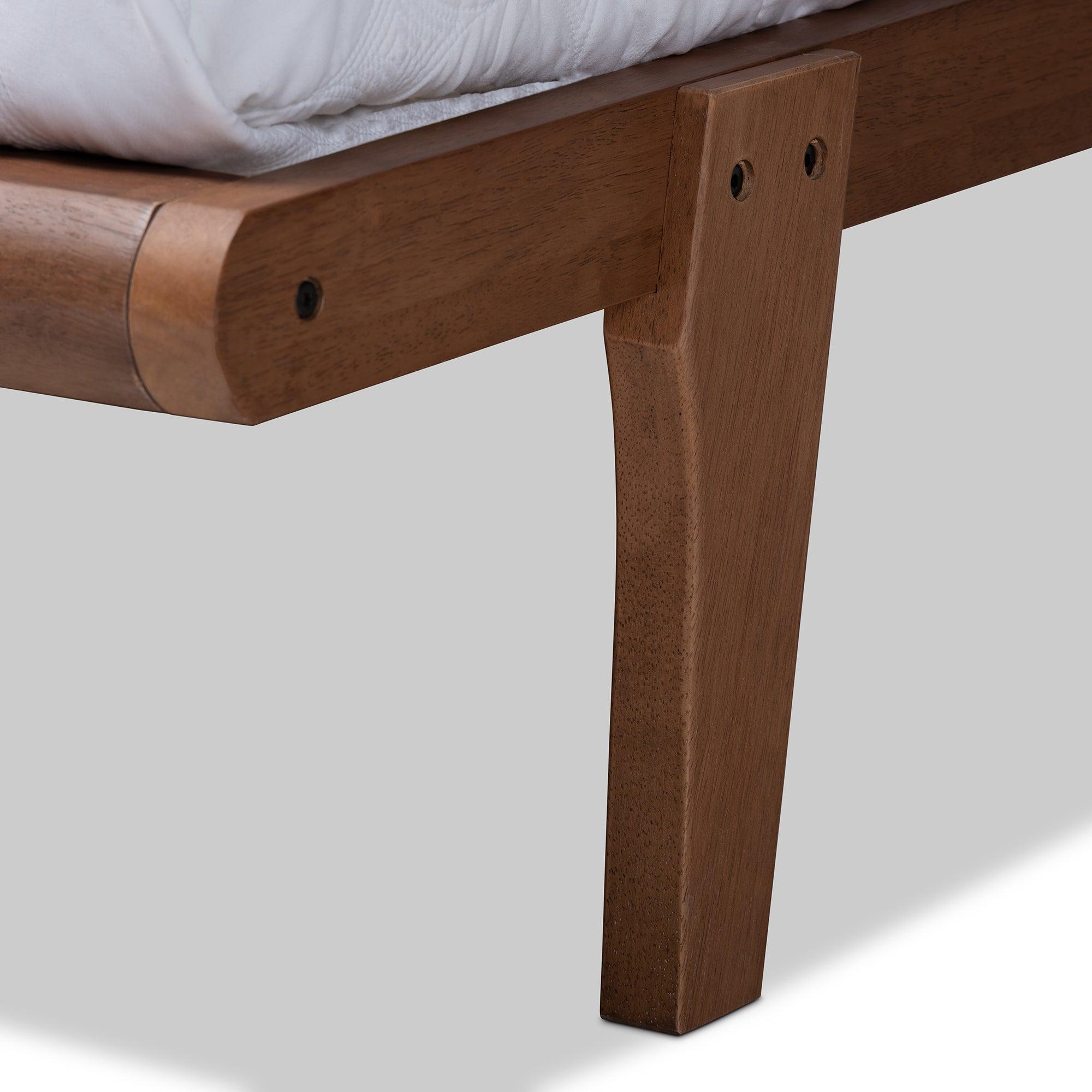 Kaia Mid-Century Modern Finished Wood Platform Bed