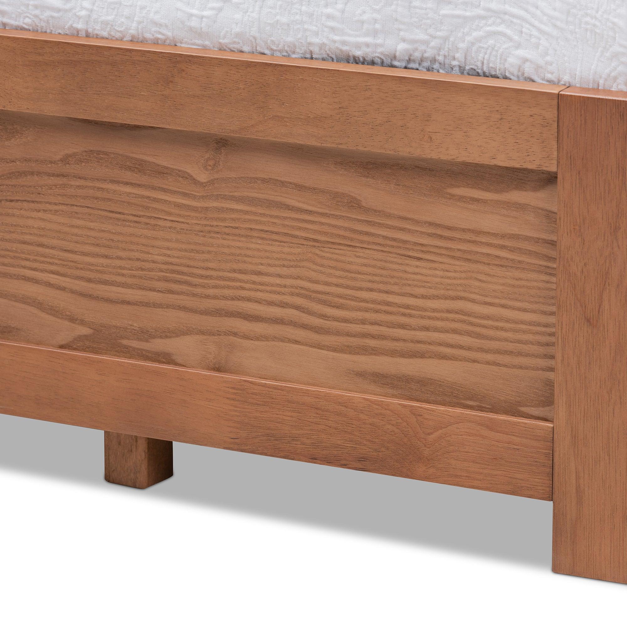 Wren Modern and Contemporary Finished 3-Drawer Platform Storage Bed
