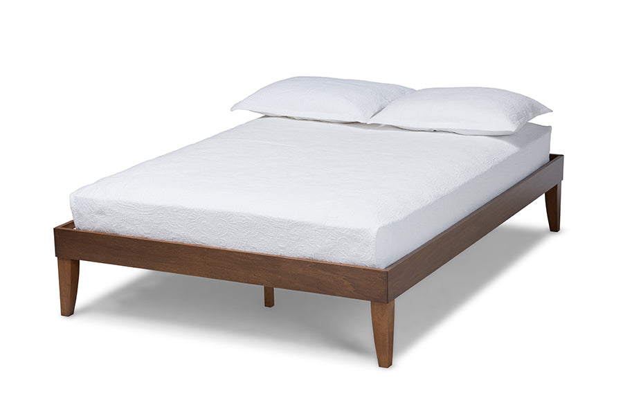 Lucina Mid-Century Modern Finished Platform Bed