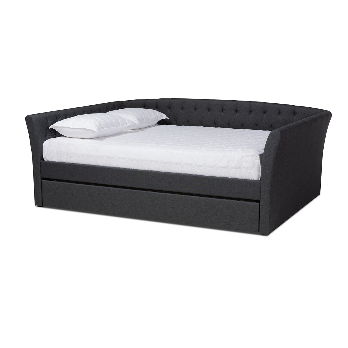 Delora Modern and Contemporary Fabric Upholstered Daybed