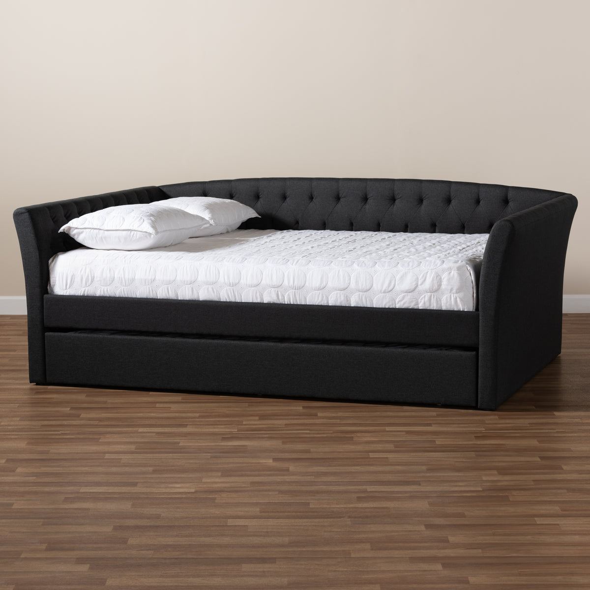 Delora Modern and Contemporary Fabric Upholstered Daybed