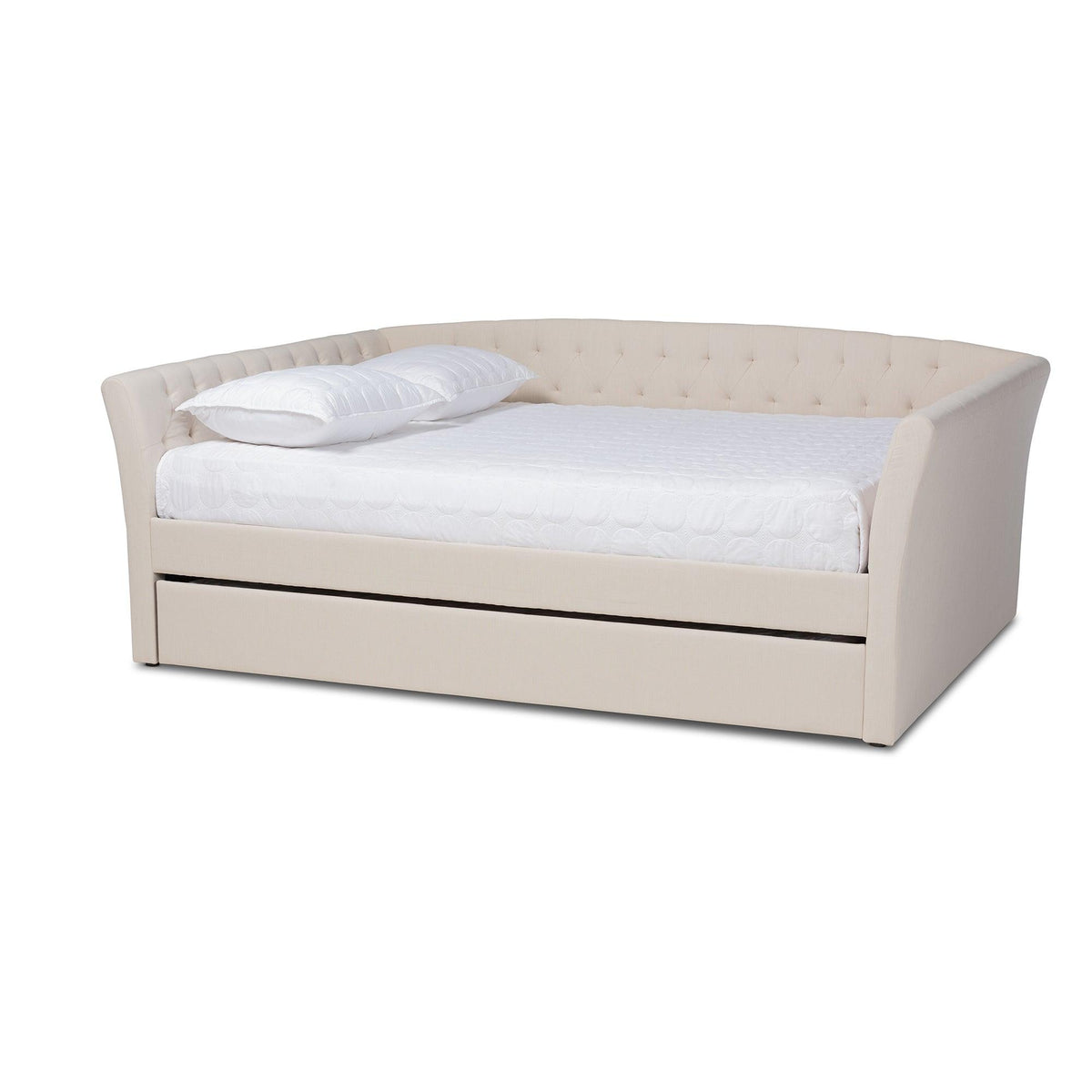 Delora Modern and Contemporary Fabric Upholstered Daybed