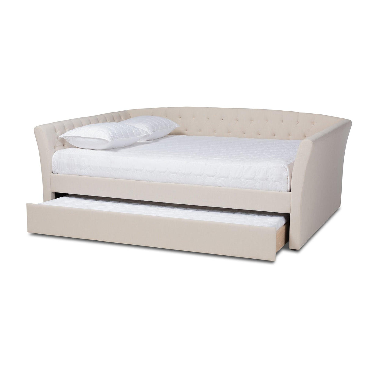 Delora Modern and Contemporary Fabric Upholstered Daybed