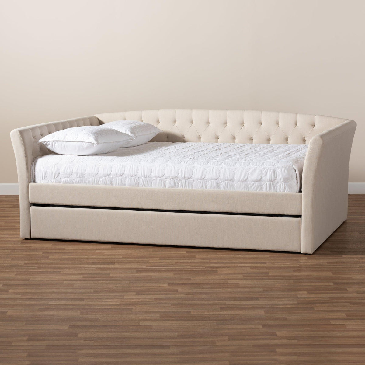 Delora Modern and Contemporary Fabric Upholstered Daybed