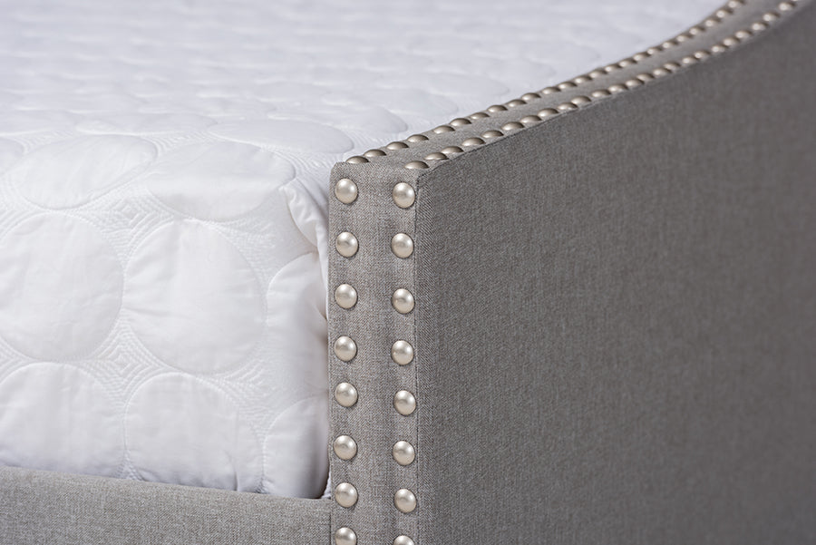 Haylie Modern and Contemporary Fabric Upholstered Daybed