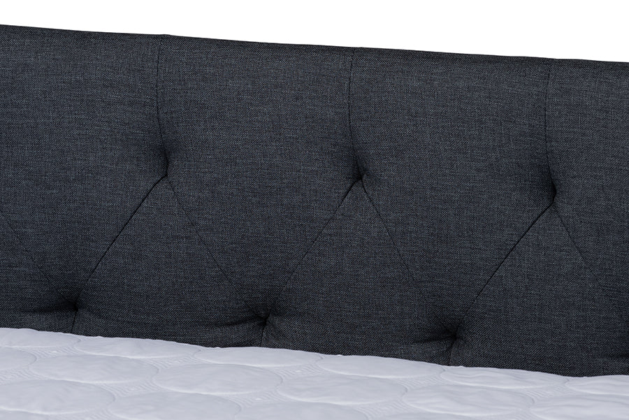 Haylie Modern and Contemporary Fabric Upholstered Daybed