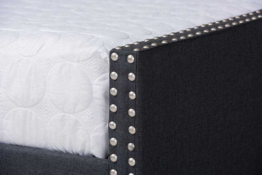 Haylie Modern and Contemporary Fabric Upholstered Daybed