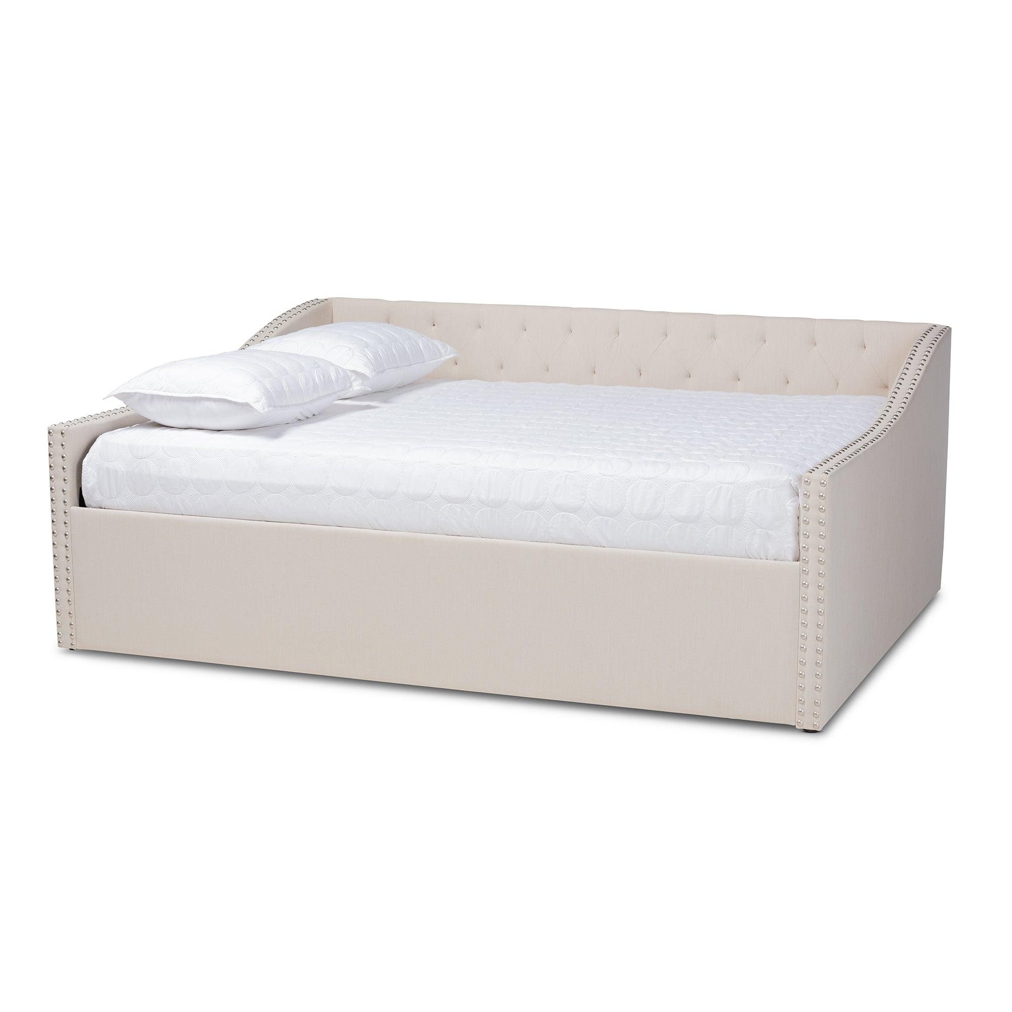 Haylie Modern and Contemporary Fabric Upholstered Daybed