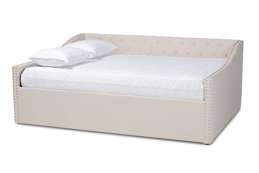 Haylie Modern and Contemporary Fabric Upholstered Daybed