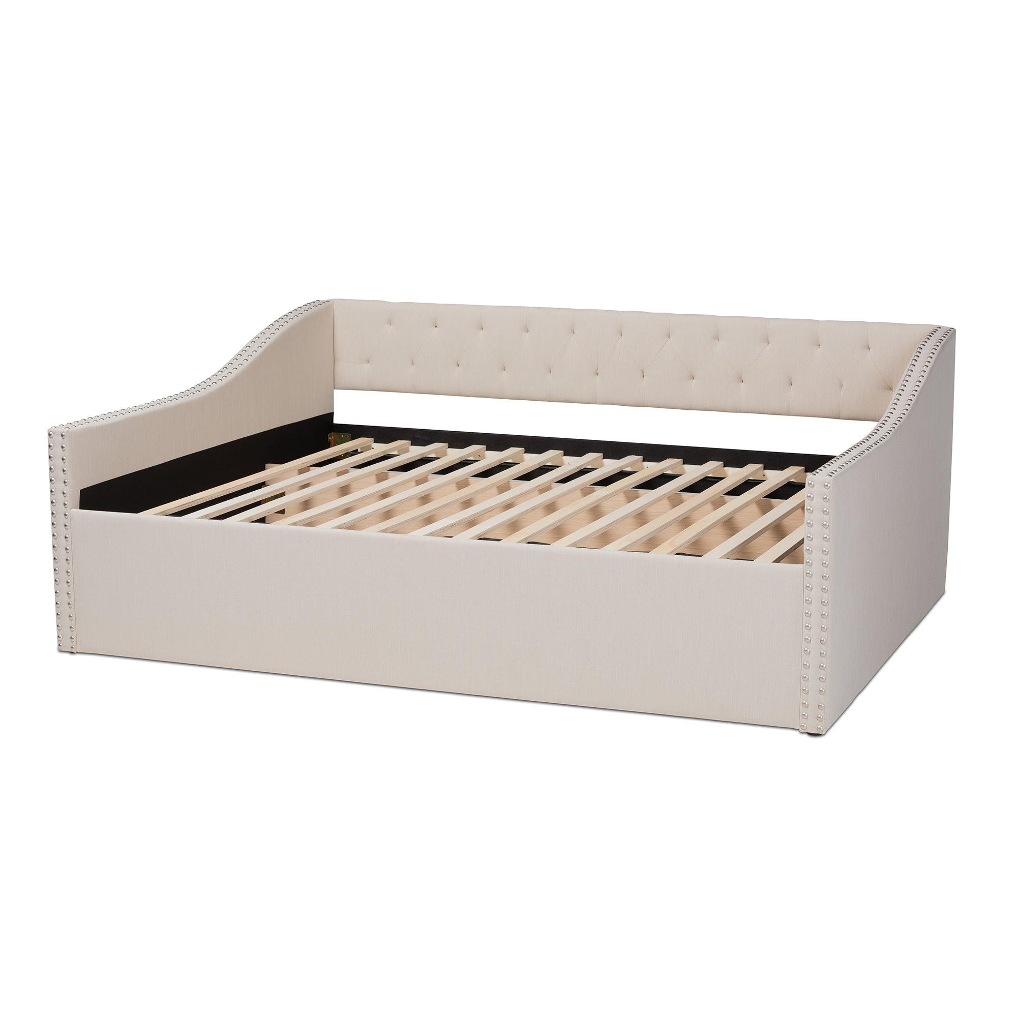 Haylie Modern and Contemporary Fabric Upholstered Daybed