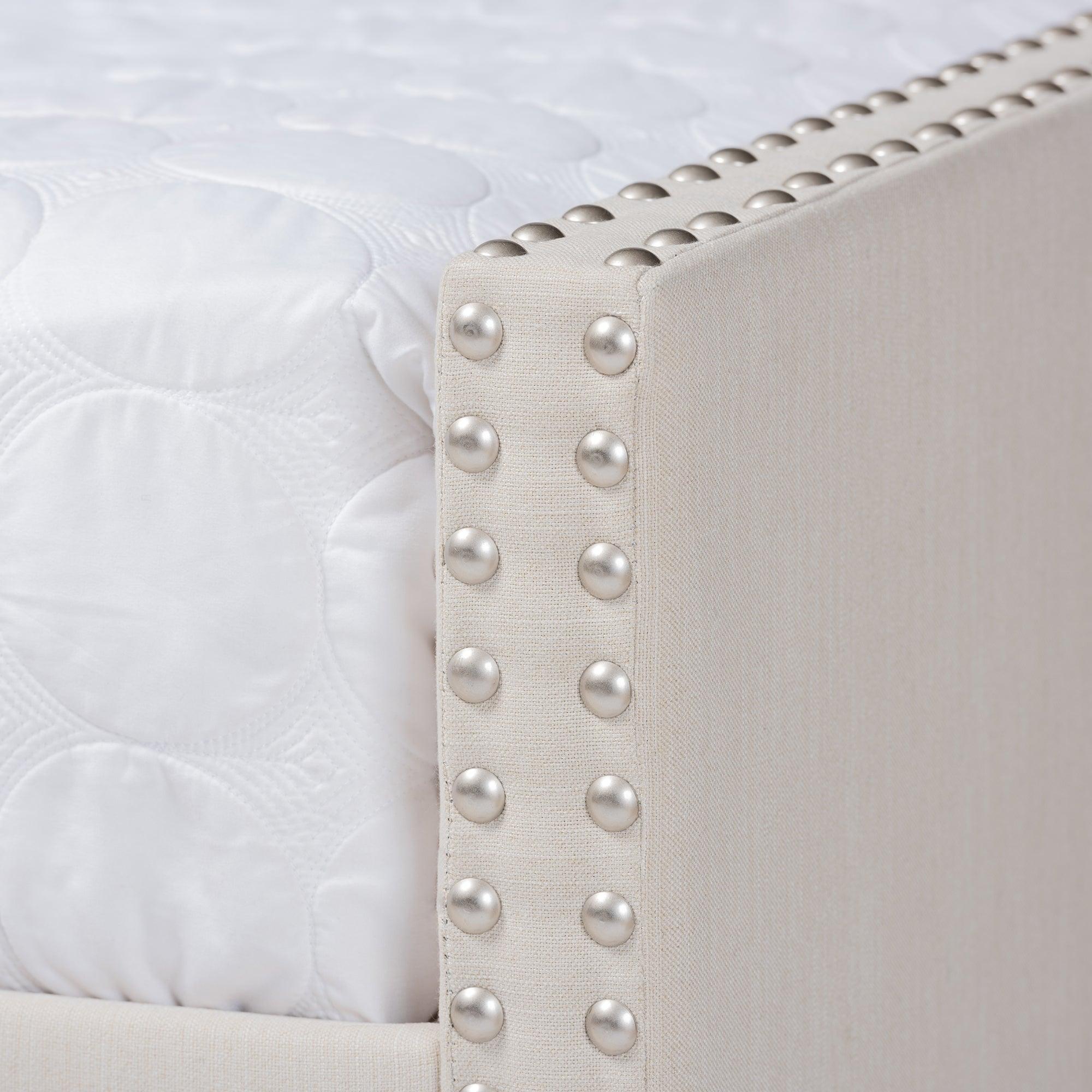 Haylie Modern and Contemporary Fabric Upholstered Daybed