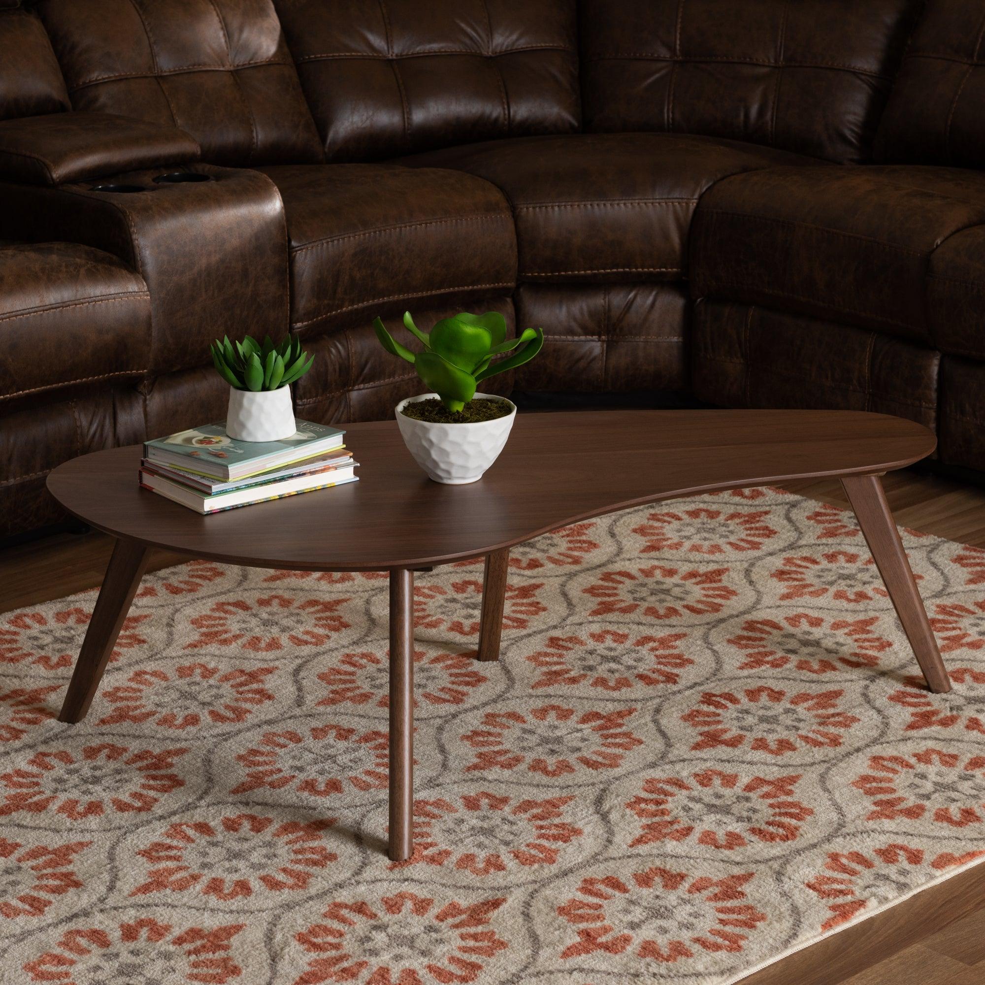 Scarlette Mid-Century Modern Finished Coffee Table