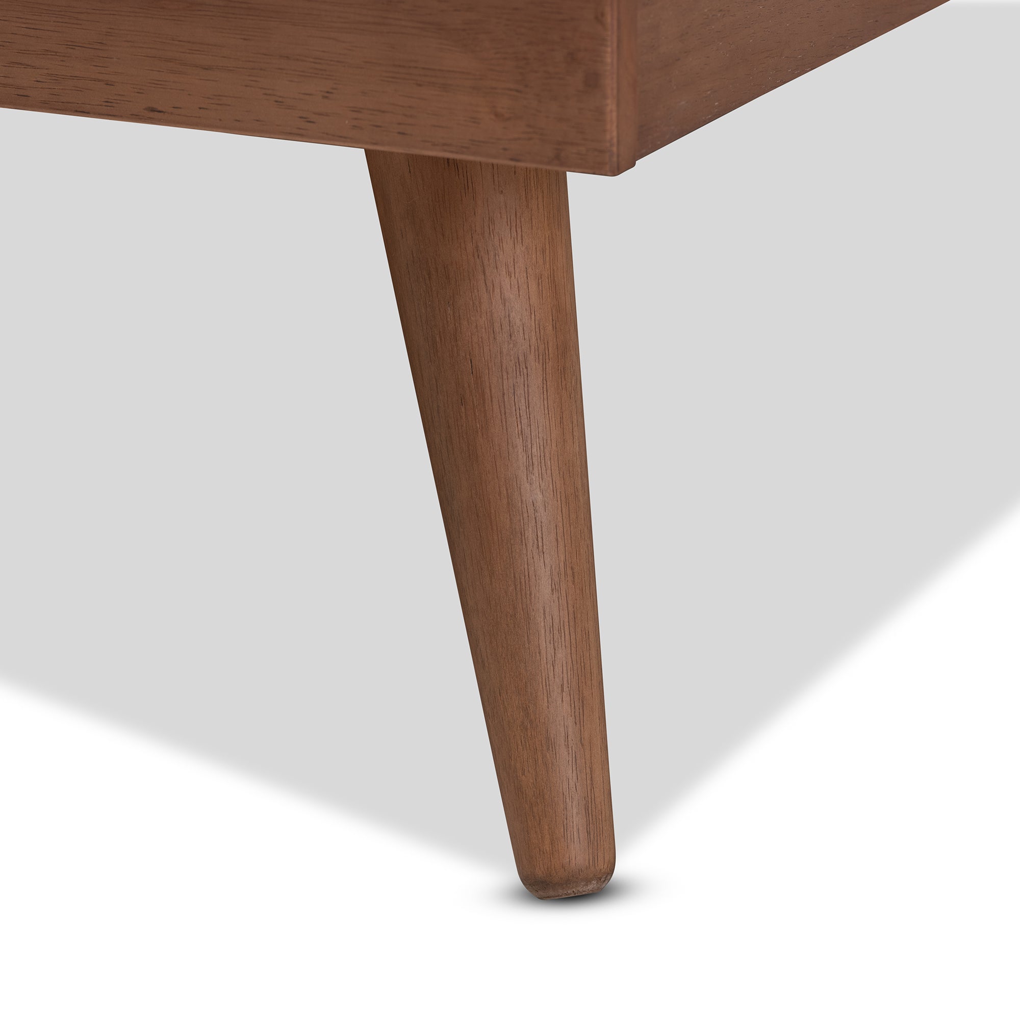 Karine Mid-Century Modern Finished Wood Platform Bed