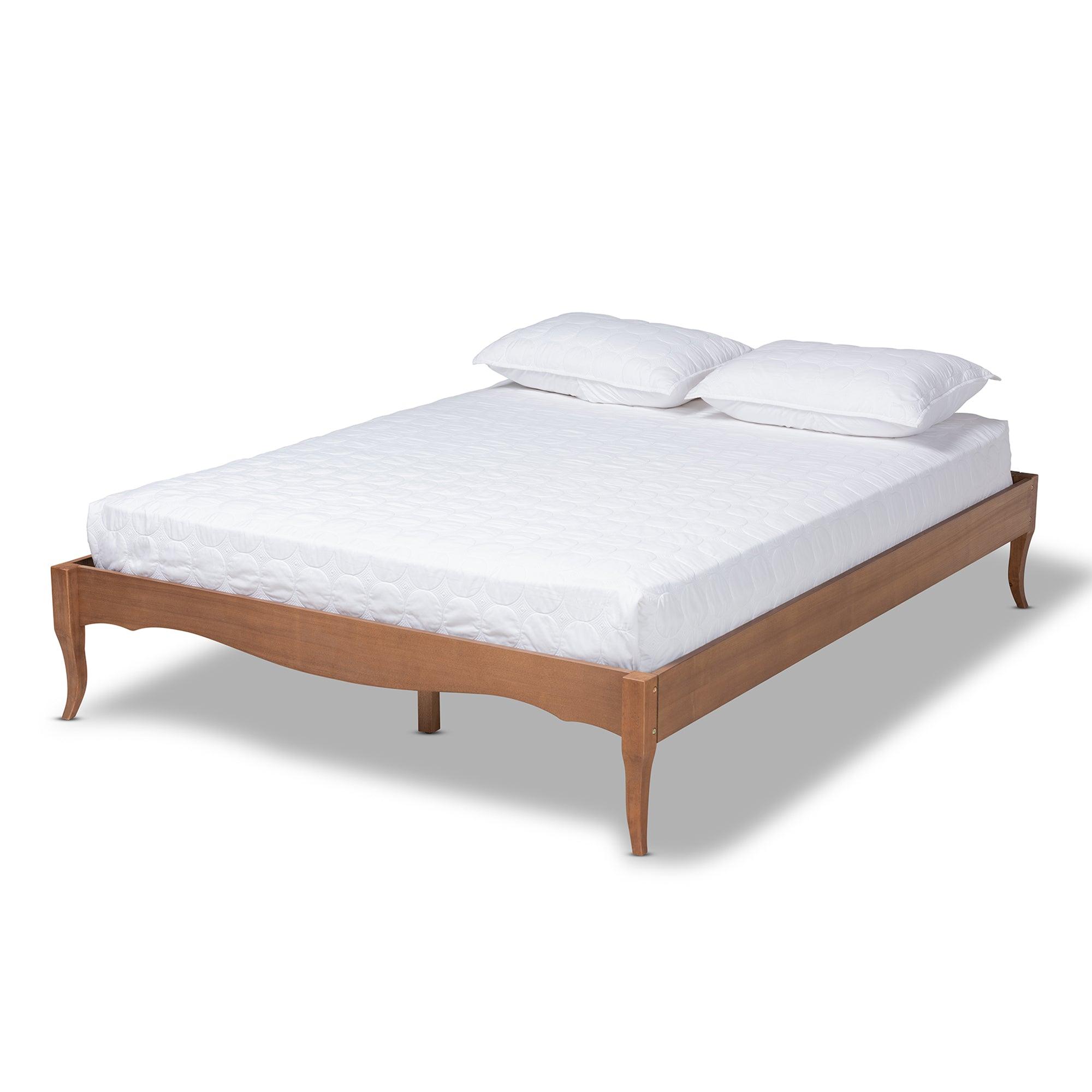 Marieke Vintage French Inspired Ash Wanut Finished Wood Bed