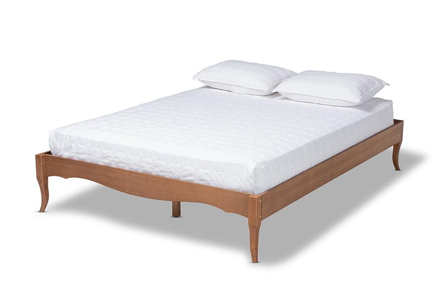 Marieke Vintage French Inspired Ash Wanut Finished Wood Bed