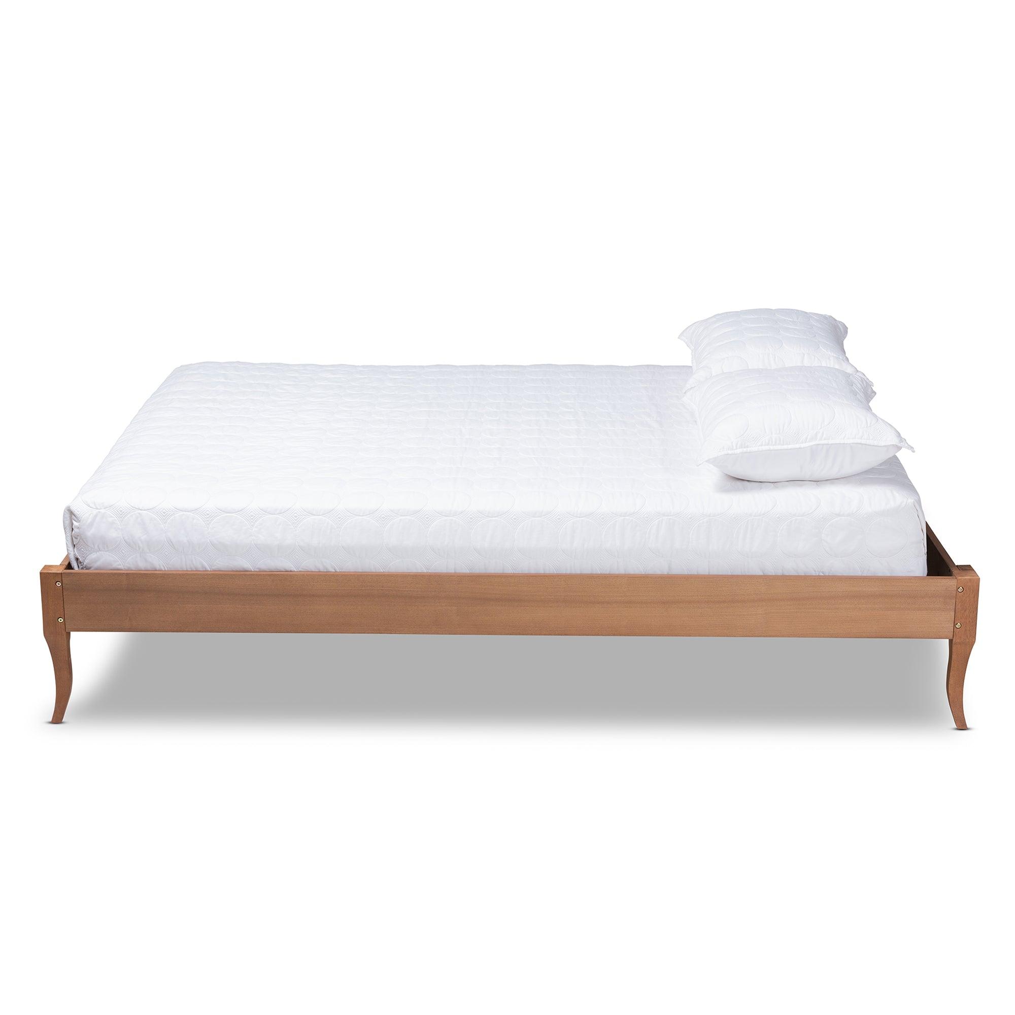 Marieke Vintage French Inspired Ash Wanut Finished Wood Bed