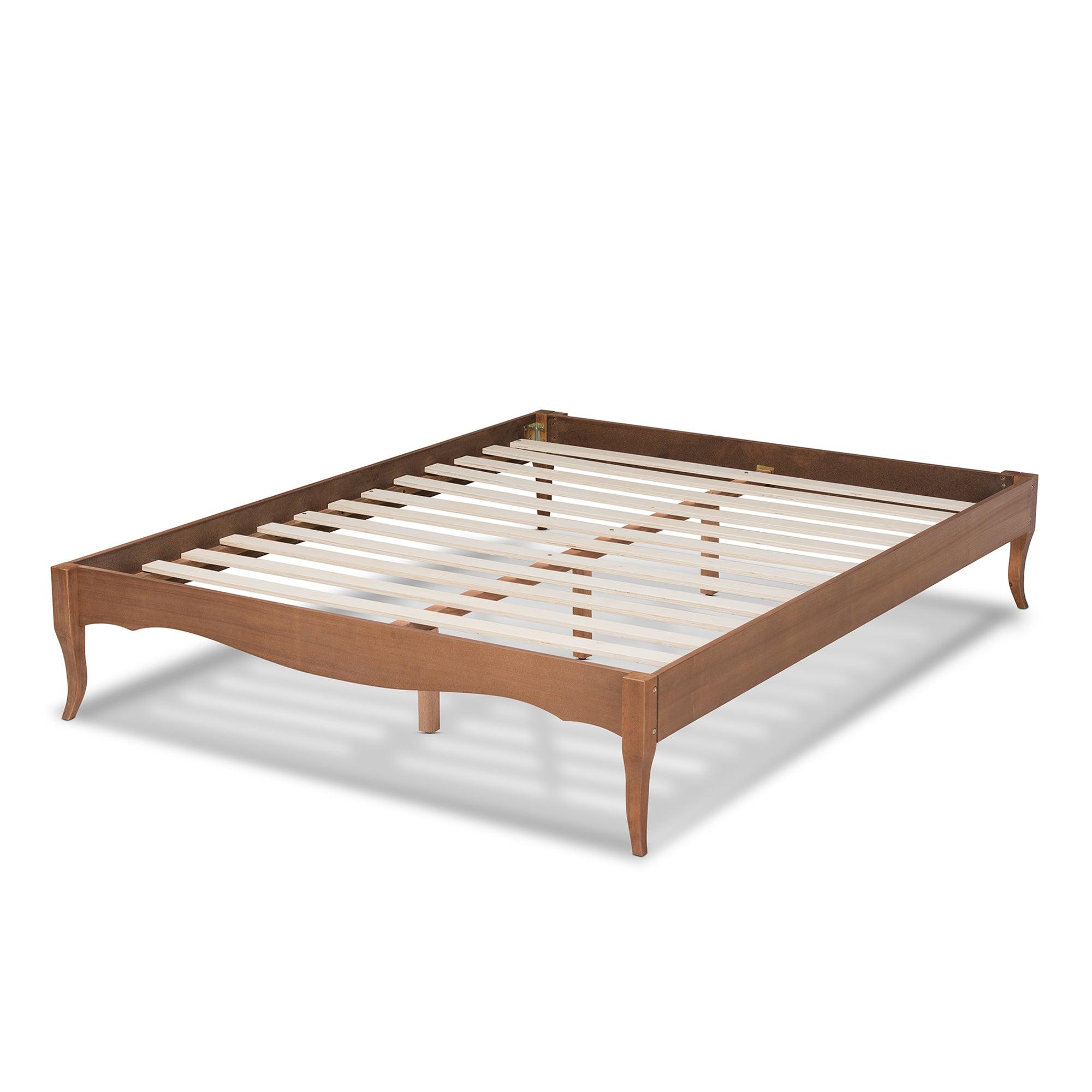 Marieke Vintage French Inspired Ash Wanut Finished Wood Bed