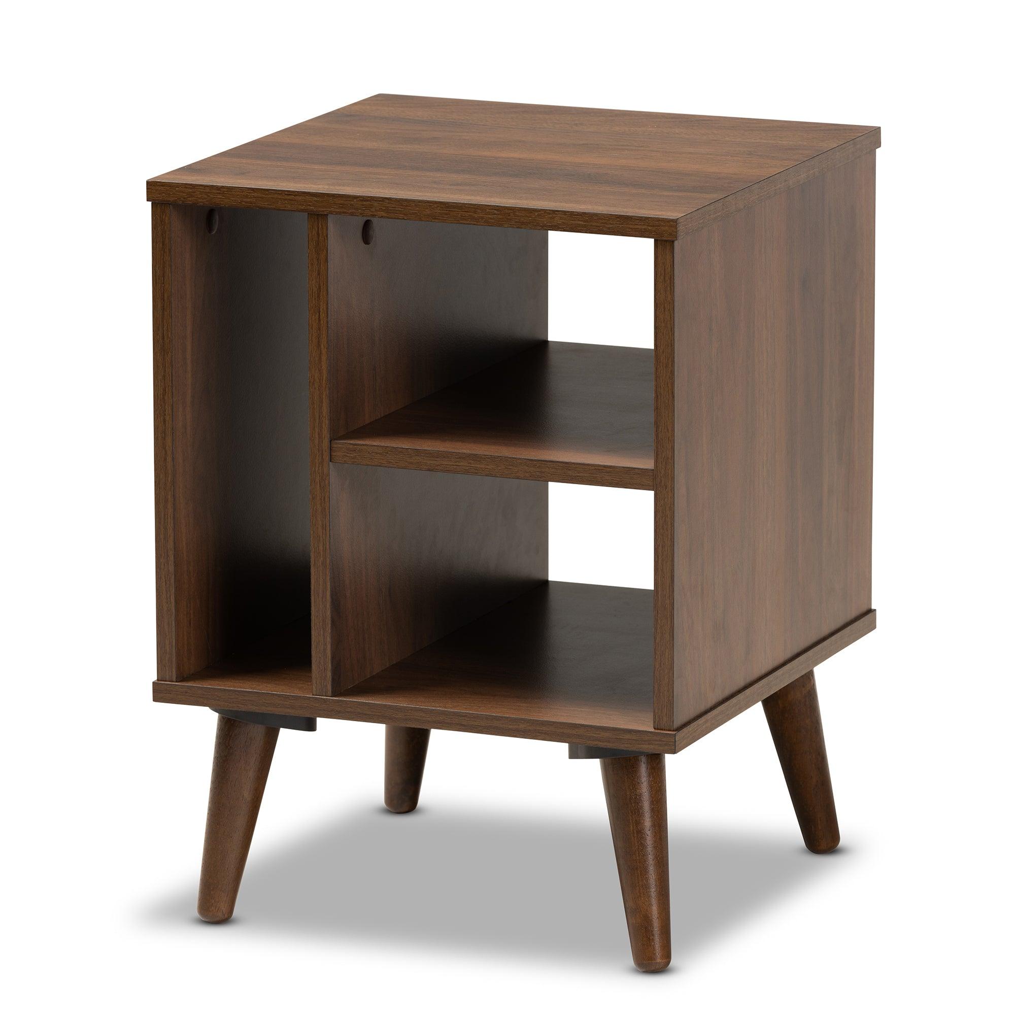 Sami Mid-Century Modern Finished Wood End Table