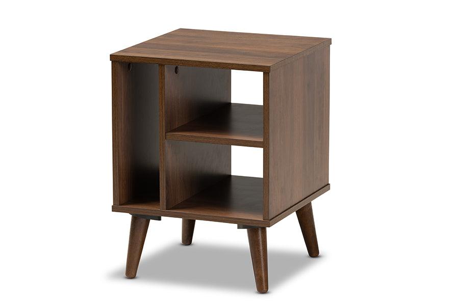 Sami Mid-Century Modern Finished Wood End Table