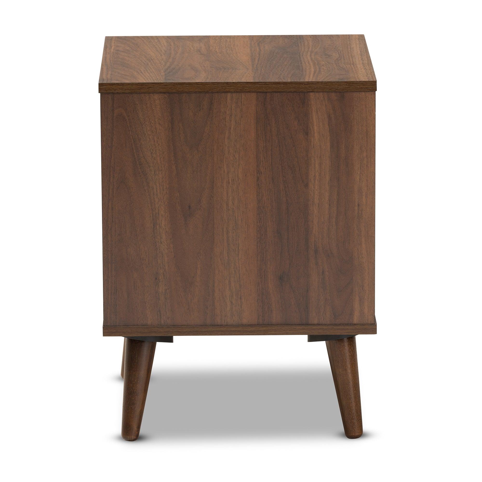 Sami Mid-Century Modern Finished Wood End Table