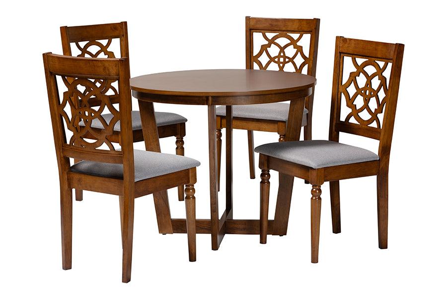 Valerie Modern and Wood 5-Piece Dining Set