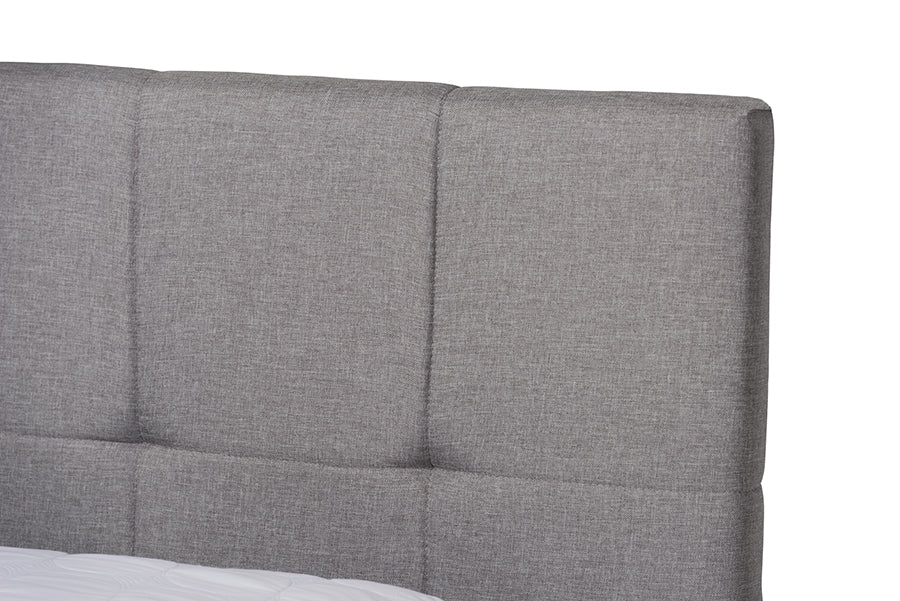 Netti Fabric Upholstered 2-Drawer Platform Storage Bed