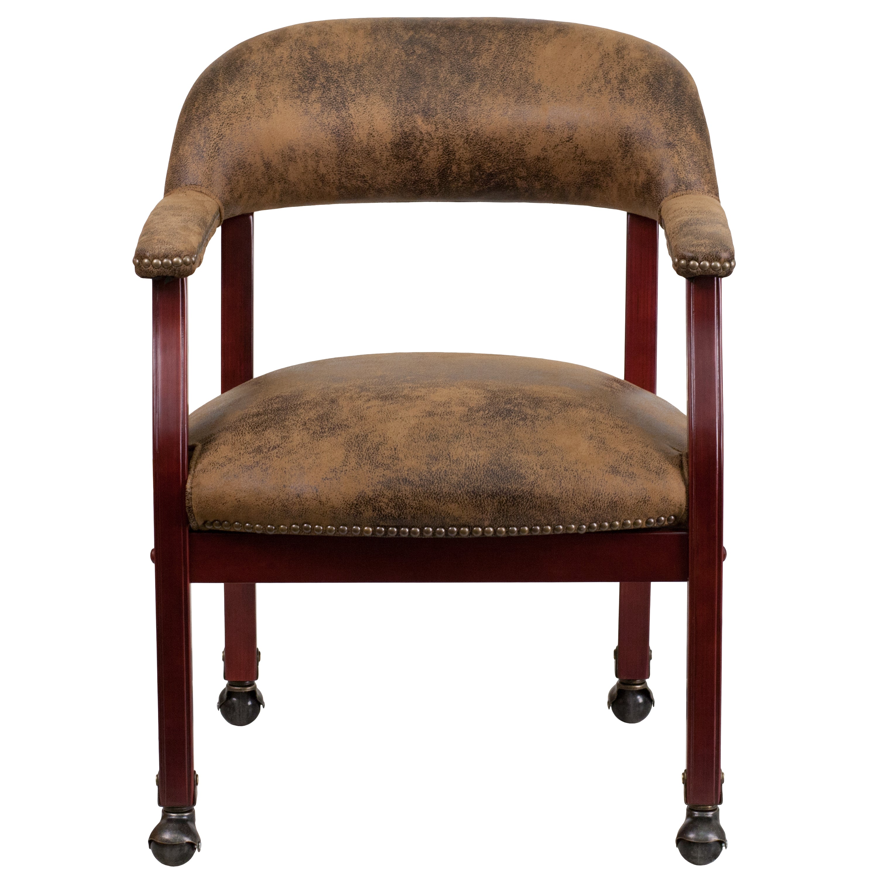 Conference Chair with Accent Nail Trim and Casters