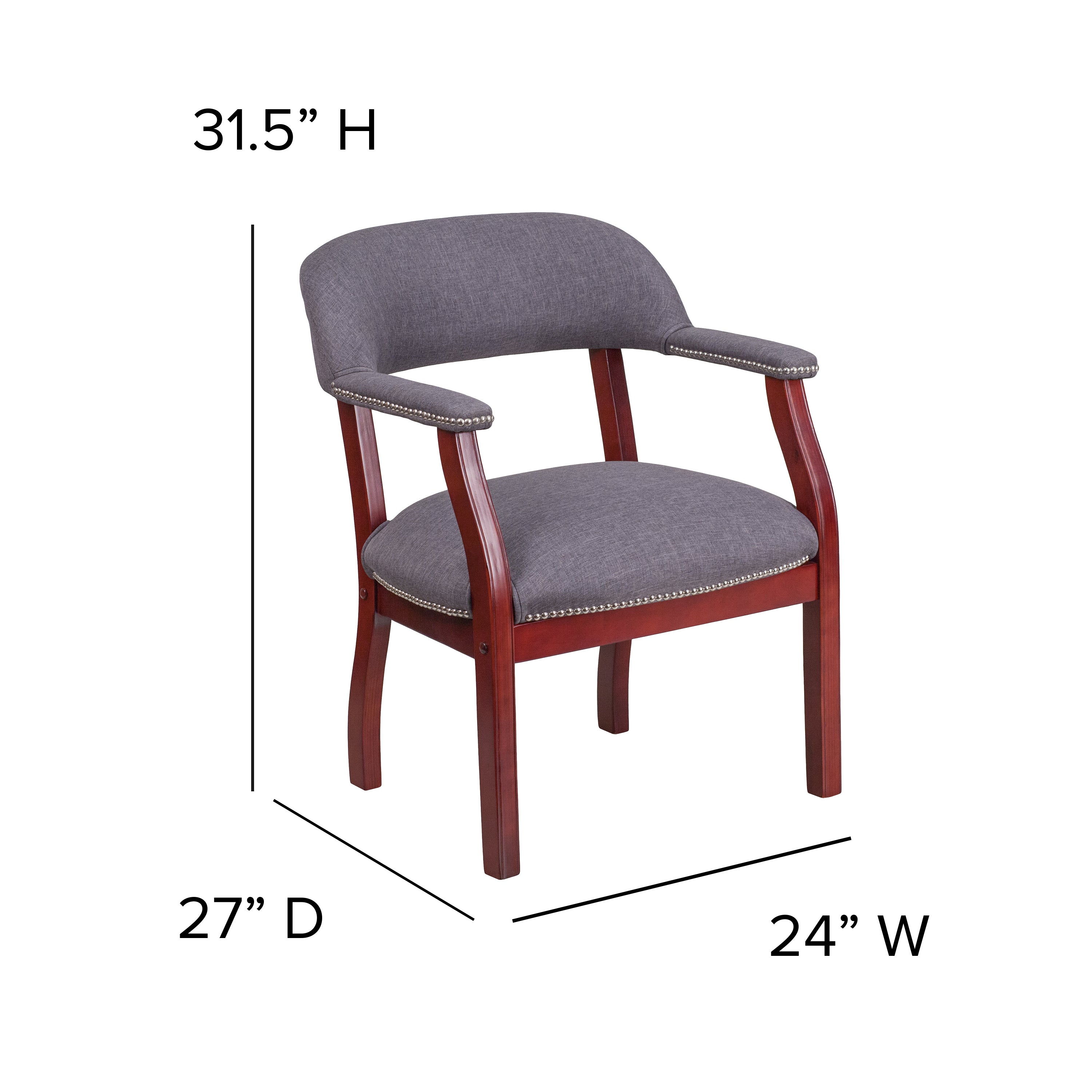 Conference Chair with Accent Nail Trim