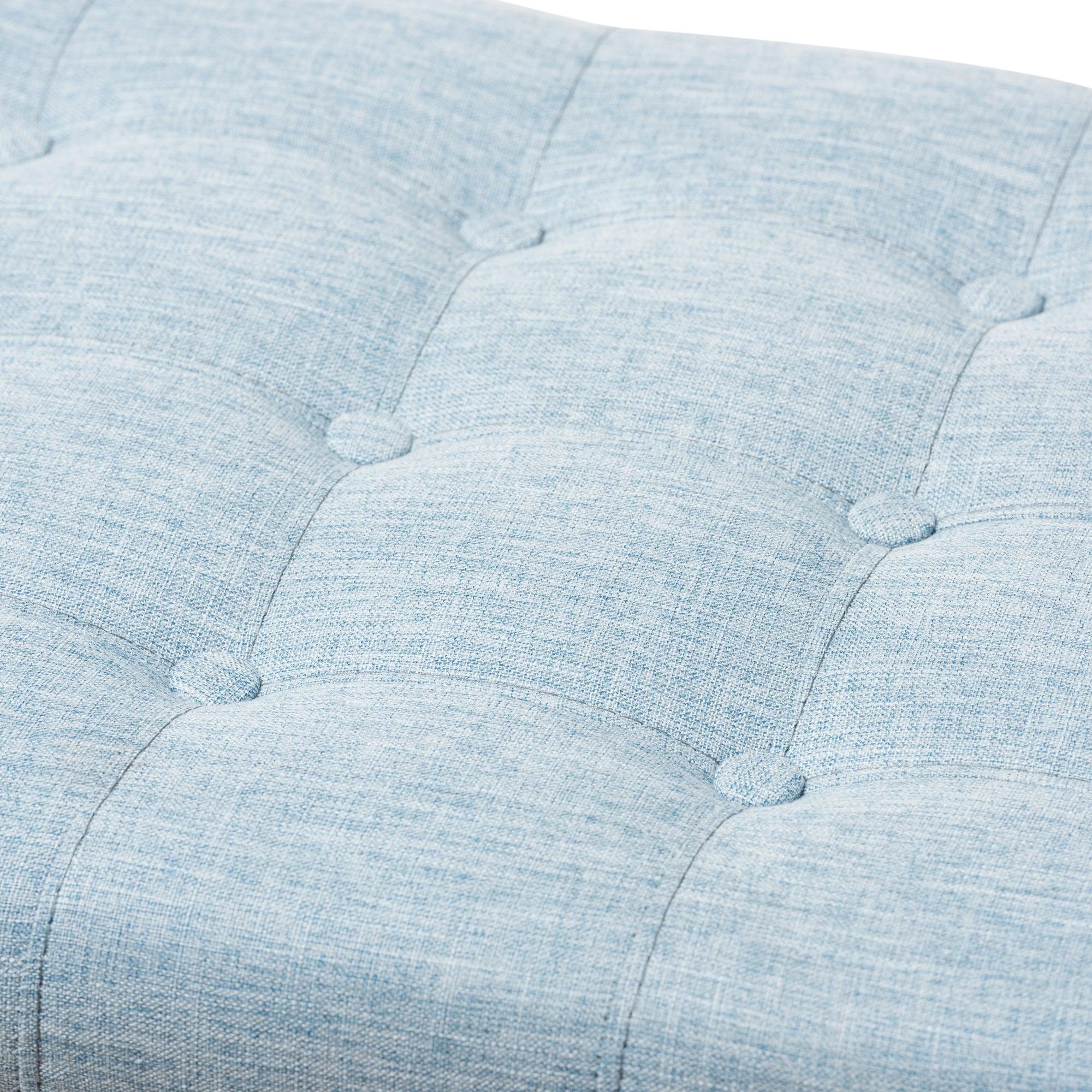 Kaylee Modern Classic Fabric Upholstered Button-Tufting Storage Ottoman