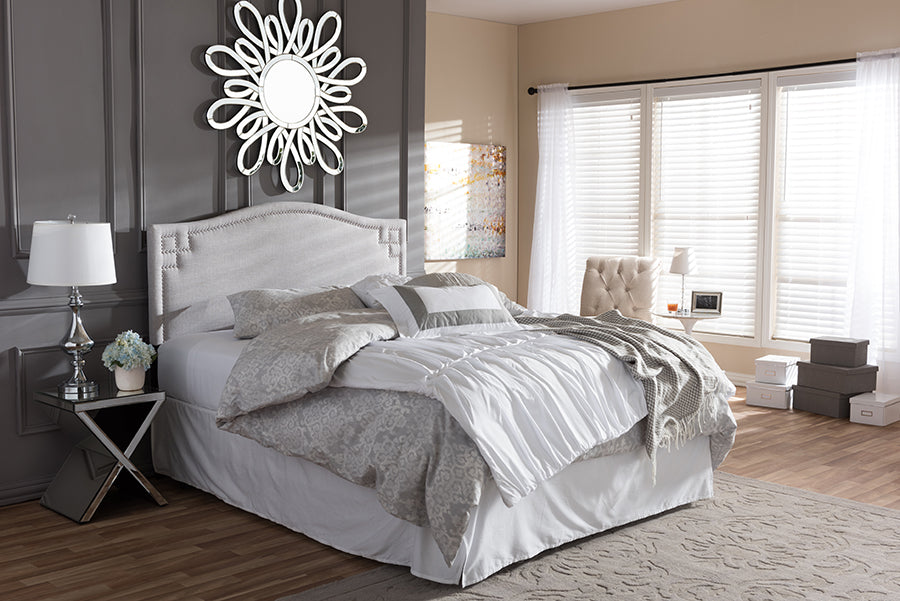 Aubrey Modern and Contemporary Fabric Upholstered Headboard